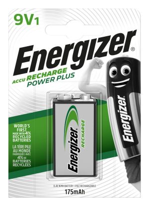 Energizer Επαναφορτιζόμενη HR22 9V 175mAh (1τμχ)