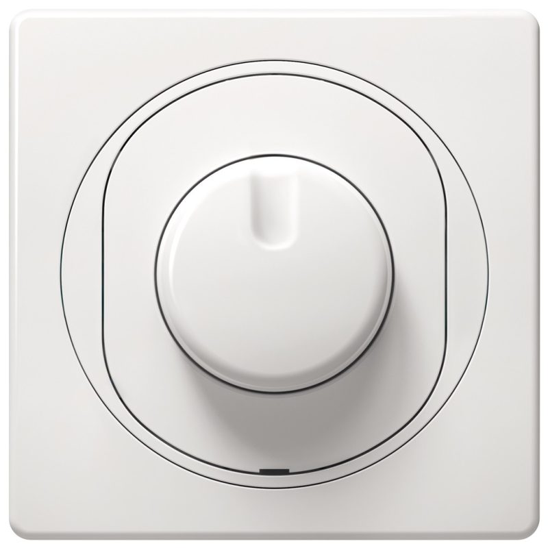 EON Dimmer with rotary single-pole switch 40-400VA white