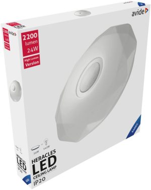 Avide LED Μοντέρνα Πλαφονιέρα Οροφής Heracles 24W 395*66mm Ψυχρό 6400K