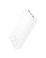 XO PR183 Light Display Power Bank 20000mAh Λευκό