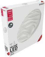 Avide LED Μοντέρνα Πλαφονιέρα Οροφής Selene 24W IP44 380*70mm Θερμό 3000K