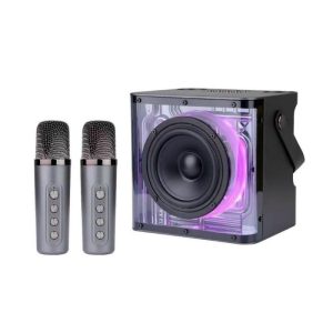 Ασύρματο ηχείο Bluetooth με 2 μικρόφωνα Karaoke - SK2062 - 820623 - Black