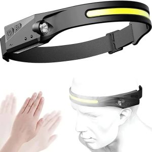 Επαναφορτιζόμενος USB φακός κεφαλής LED - All prespectives induction headlamp