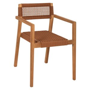 ΠΟΛΥΘΡΟΝΑ FB99637.01 ΞΥΛΟ TEAK ΦΥΣΙΚΟ & ΚΑΦΕ ΣΧΟΙΝΙ 59x54x83Y εκ.