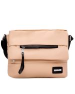 BAG TO BAG Τσάντα χιαστι με αδιάβροχο ύφασμα-KX2235 - Apricot ΓΥΝΑΙΚΕΙΕΣ ΤΣΑΝΤΕΣ > SPRING - SUMMER 2025 > Τσάντες Χιαστί - Γυναικείες Τσάντες