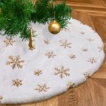 Χριστουγεννιάτικη ποδιά για το δέντρο - Christmas tree skirt