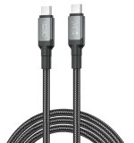 XO NB-Q264B Type-c to Type-c 240W High Power Data Cable 2m