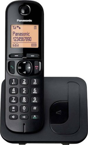 Panasonic KX-TGC210 Ασύρματο Τηλέφωνο Με Ηχείο Μαύρο