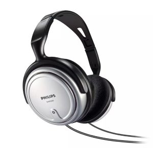 Philips SHP2500/10 Ενσύρματα Over Ear Ακουστικά Ασημί 6.0μ καλώδιο