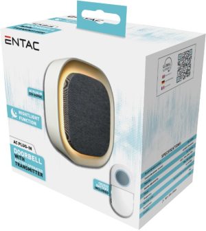 Entac Κουδούνι AC Plug-in με Φως Νυκτός