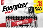 Energizer Max Αλκαλική AAA (12τμχ)