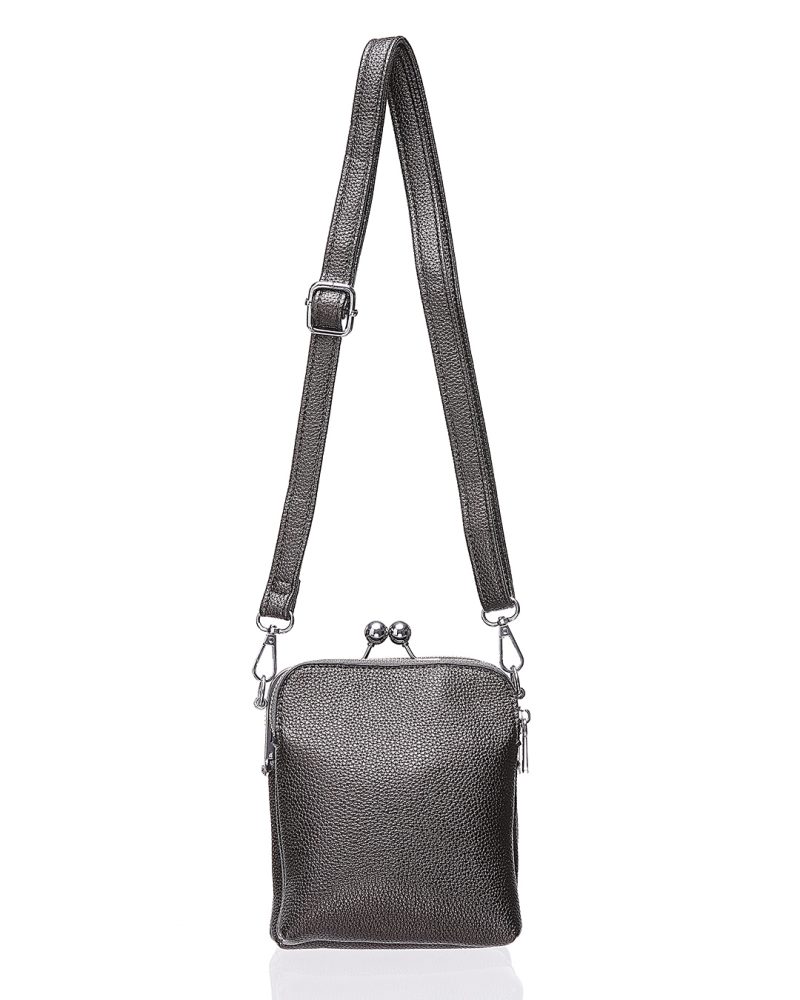 Τσάντα χιαστί KX-2415 - Γκρι BAG TO BAG - Image 3