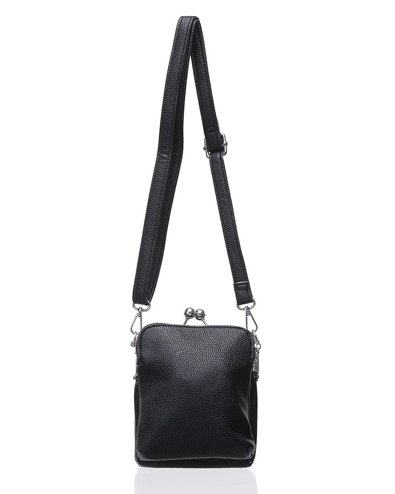 Τσάντα χιαστί KX-2415 - Μαύρο BAG TO BAG - Image 3