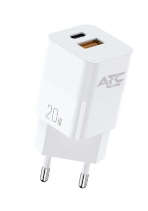 ATC-CHF5a Mini PD Fast Charger 20W Λευκό