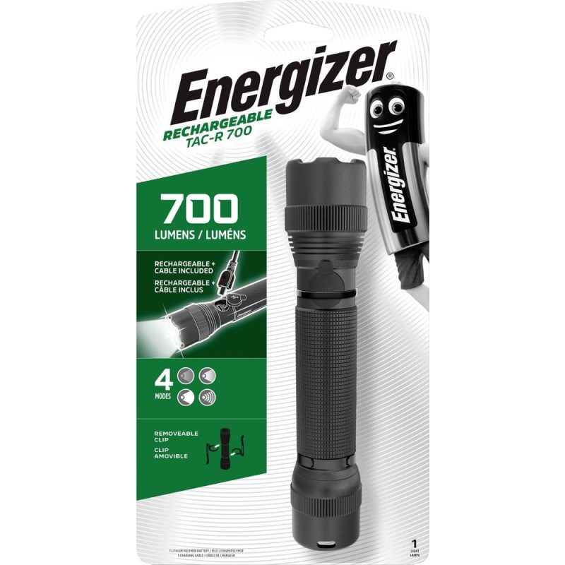 ENERGIZER LED Τακτικός Φακός 700lm (περιλαμβάνει μπαταρία + καλώδιο USB)