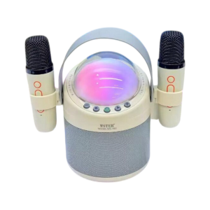 Ασύρματο ηχείο Bluetooth με 2 μικρόφωνα Karaoke - WS-960 - 811795 - White