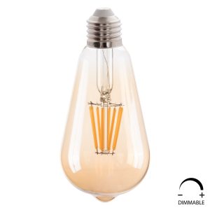 ΛΑΜΠΤΗΡΑΣ FB94188.02 LED FILAMENT 8W E27 DIMMABLE 3000K GOLD