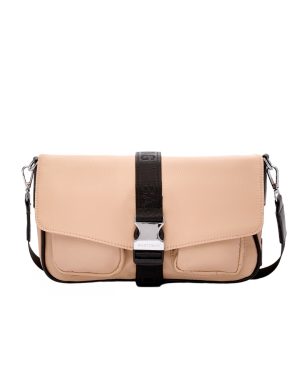 BAG TO BAG Τσάντάκι χιαστί KX2302 - Apricot ΓΥΝΑΙΚΕΙΕΣ ΤΣΑΝΤΕΣ > SPRING - SUMMER 2025 > Τσάντες Χιαστί - Γυναικείες Τσάντες