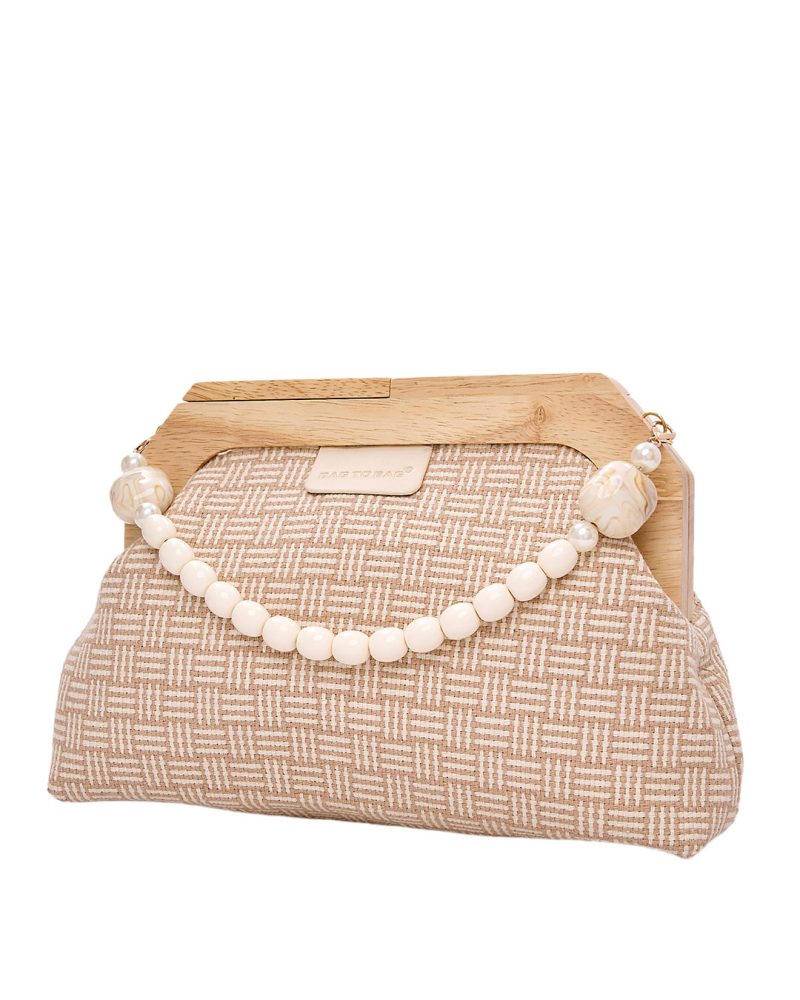 Τσάντα φάκελος clutch JH-22007 - Apricot BAG TO BAG - Image 2