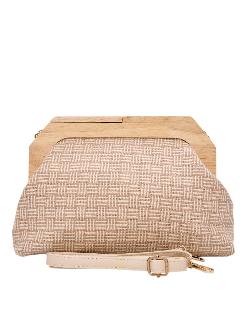 Τσάντα φάκελος clutch JH-22007 - Apricot BAG TO BAG - Image 3