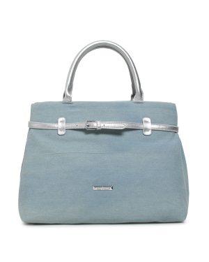 BAG TO BAG Τσάντα χειρός  KX2421 - Ασημί ΓΥΝΑΙΚΕΙΕΣ ΤΣΑΝΤΕΣ > SPRING - SUMMER 2025 > Τσάντες Χειρός - Γυναικείες Τσάντες