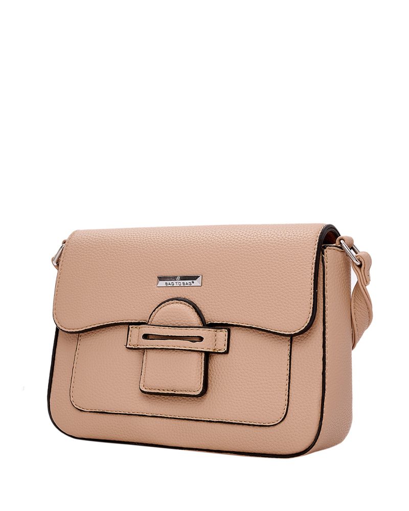 Τσάντα χιαστή QR-23920 - Khaki BAG TO BAG - Image 2