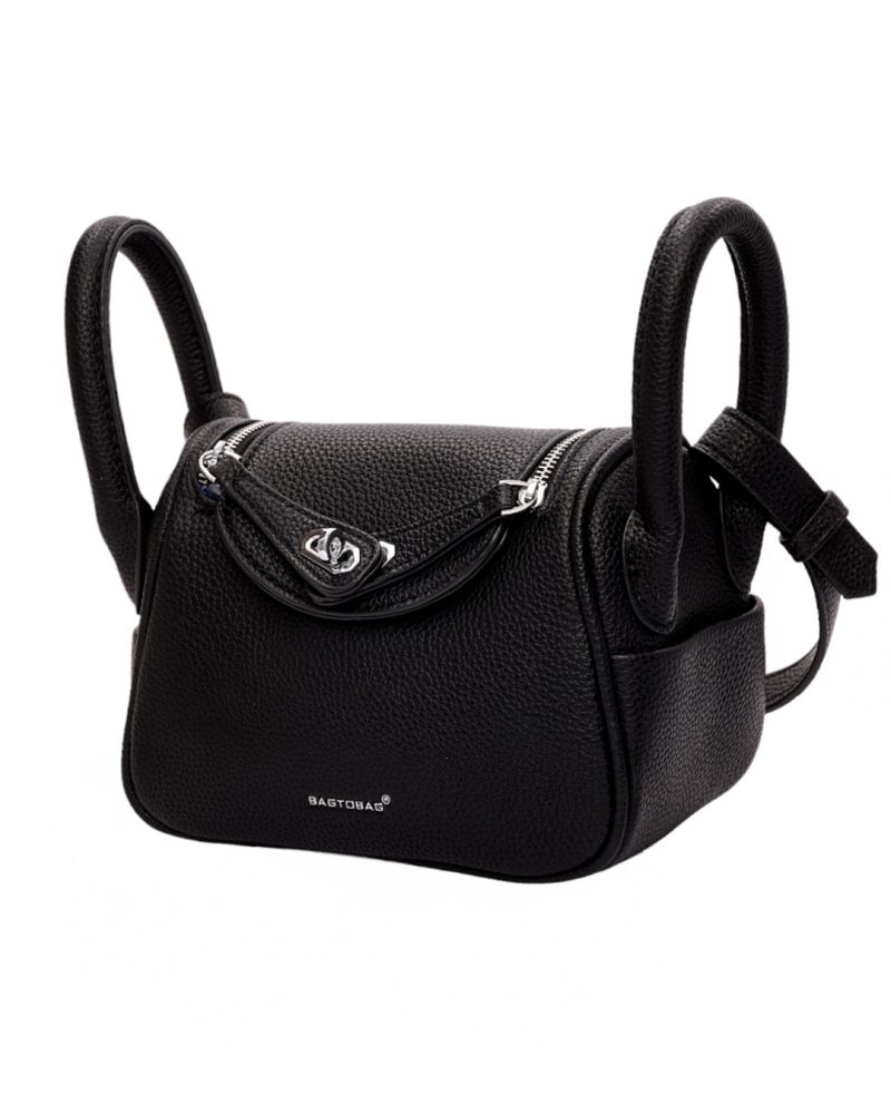 Τσάντα χιαστί KX2306 - Μαύρο BAG TO BAG - Image 2