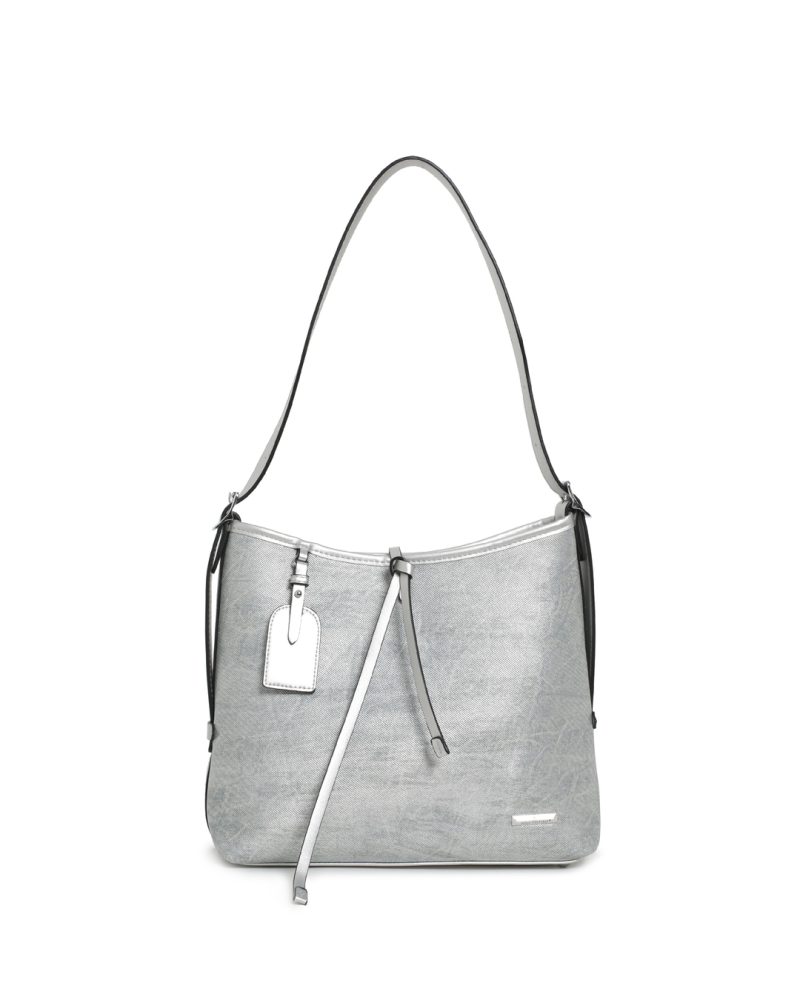 BAG TO BAG Τσάντα ώμου WL80677-1 - Ασημί ΓΥΝΑΙΚΕΙΕΣ ΤΣΑΝΤΕΣ > SPRING - SUMMER 2025 > Τσάντες Ωμου - Γυναικείες Τσάντες