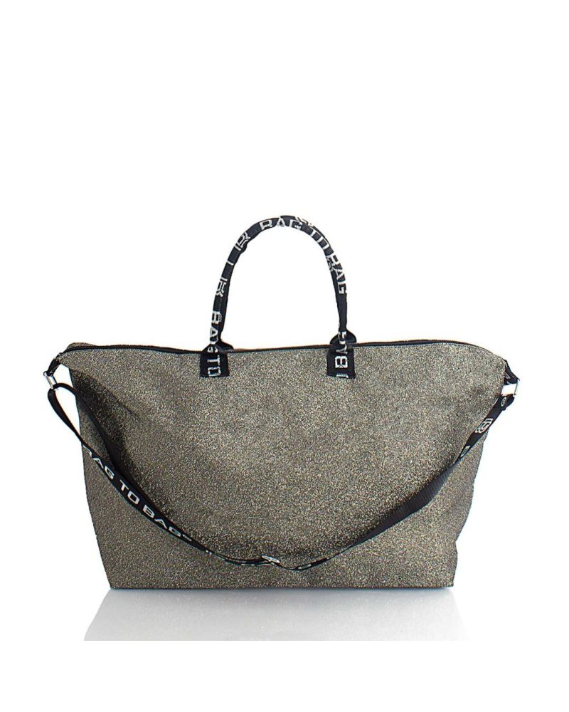 Τσάντα ώμου- σάκος με Glitter - DD441 - Bronze BAG TO BAG - Image 3