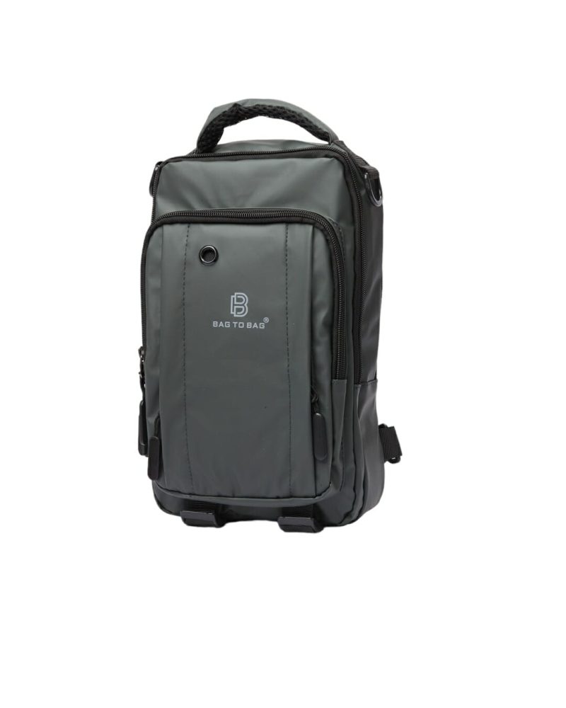 Τσαντάκι χιαστί MD-3071 - Γκρι Bag to Bag - Image 2