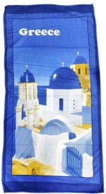 Πετσέτα θαλάσσης Greece 140x70cm - Beach towel 054104