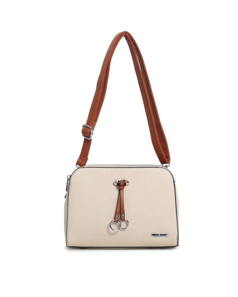 BAG TO BAG Τσάντα χιαστί AK9001 - Μπέζ ΓΥΝΑΙΚΕΙΕΣ ΤΣΑΝΤΕΣ > SPRING - SUMMER 2025 > Τσάντες Ωμου - Γυναικείες Τσάντες