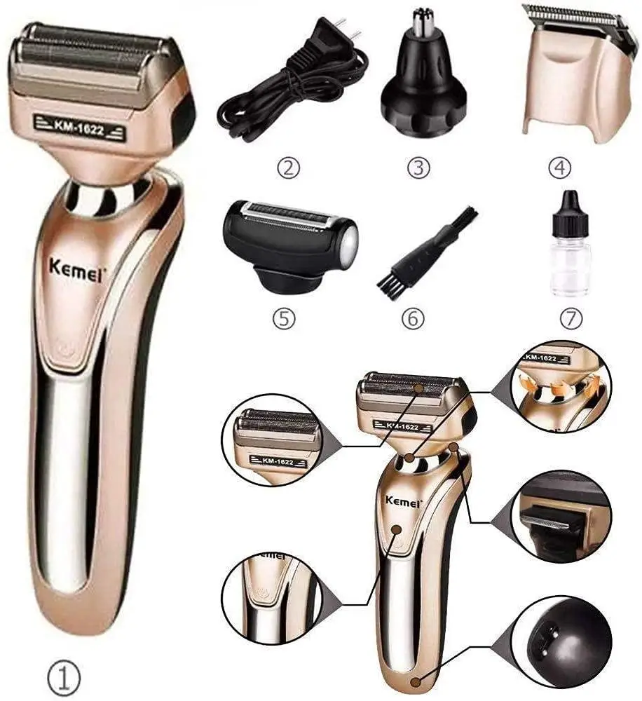 Ξυριστική μηχανή - KM-1622 - Kemei - Image 4