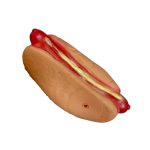 Παιχνίδι σκύλου Latex Hot Dog - 13.5x5cm - 12pcs - 550333