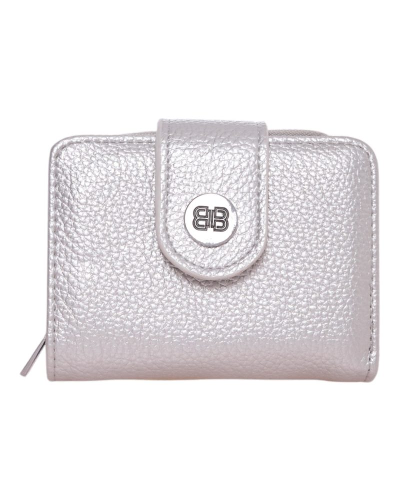 BAG TO BAG Πορτοφόλι HN-31673 - Ασημί ΠΟΡΤΟΦΟΛΙΑ > SPRING - SUMMER 2025 > Πορτοφόλια – Γυναικεία