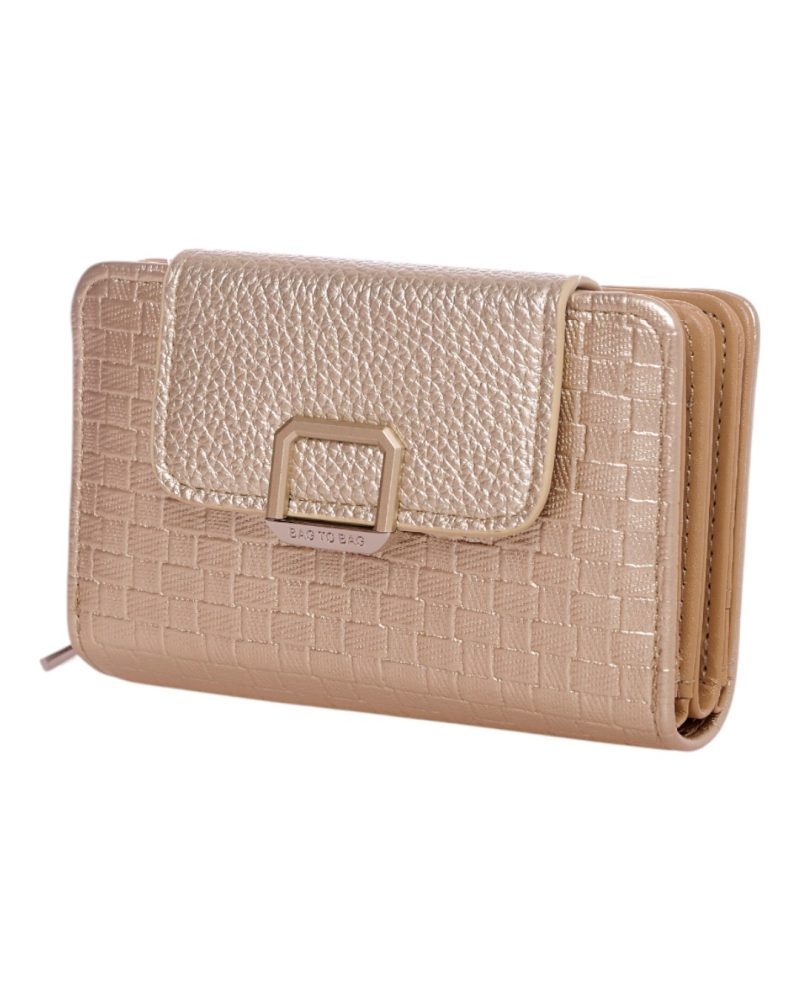 Πορτοφόλι YC02933 - Χρυσό BAG TO BAG - Image 2