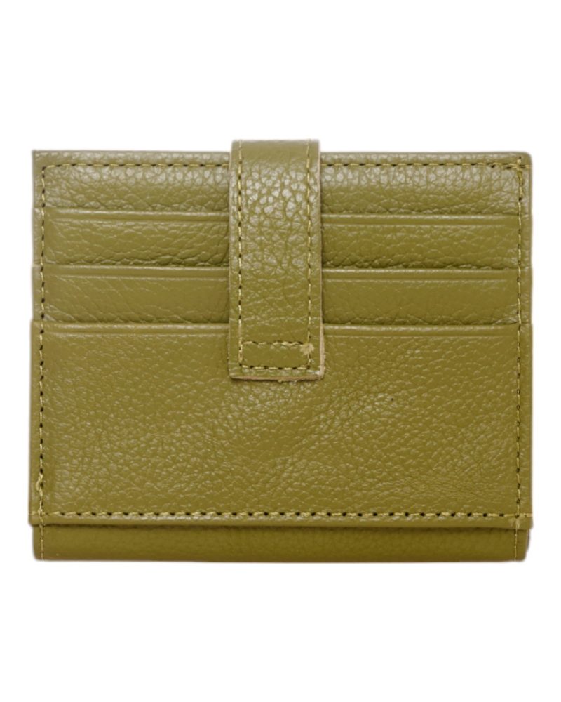 Πορτοφόλι μικρό για καρτες 39145 - Πράσινο BAG TO BAG - Image 3