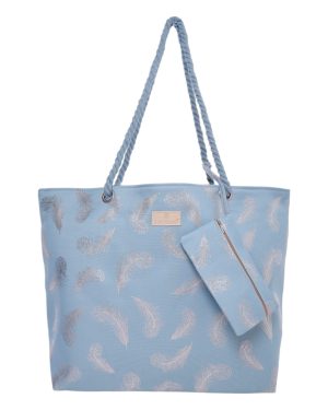 BAG TO BAG Τσάντα θαλάσσης 9602 - Μπλέ SPRING - SUMMER 2025 > Τσάντες Θαλάσσης - Γυναικείες Τσάντες