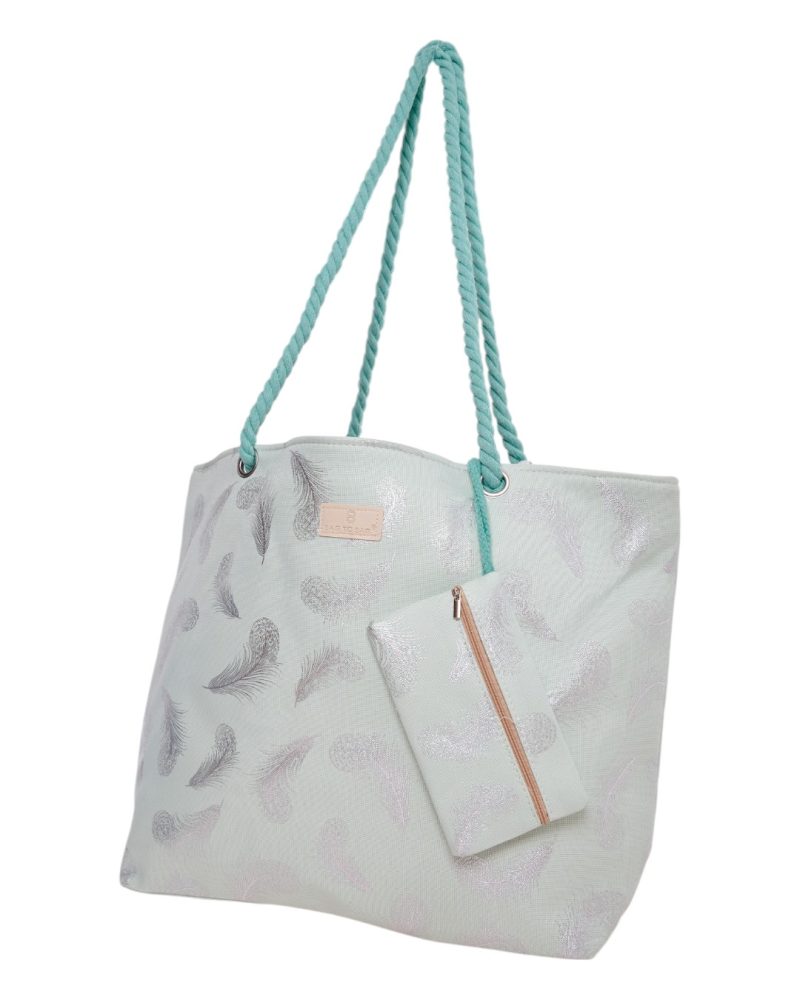 Τσάντα θαλάσσης 9602 - Πράσινο BAG TO BAG - Image 2