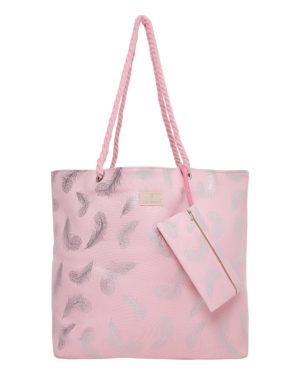 BAG TO BAG Τσάντα θαλάσσης 9602 - Ροζ SPRING - SUMMER 2025 > Τσάντες Θαλάσσης - Γυναικείες Τσάντες
