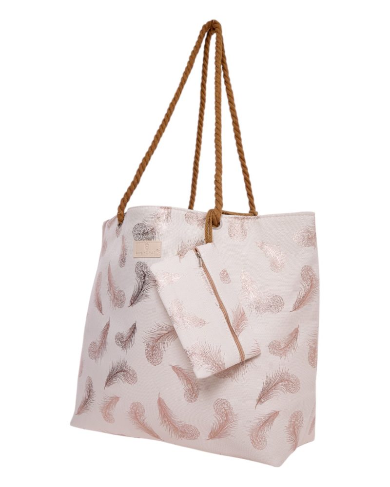 Τσάντα θαλάσσης 9602 - Χρυσό BAG TO BAG - Image 2