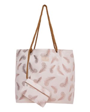 BAG TO BAG Τσάντα θαλάσσης 9602 - Χρυσό SPRING - SUMMER 2025 > Τσάντες Θαλάσσης - Γυναικείες Τσάντες