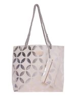 BAG TO BAG Τσάντα θαλάσσης 9629 - Ασημί SPRING - SUMMER 2025 > Τσάντες Θαλάσσης - Γυναικείες Τσάντες