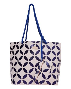 BAG TO BAG Τσάντα θαλάσσης 9629 - Μπλέ SPRING - SUMMER 2025 > Τσάντες Θαλάσσης - Γυναικείες Τσάντες