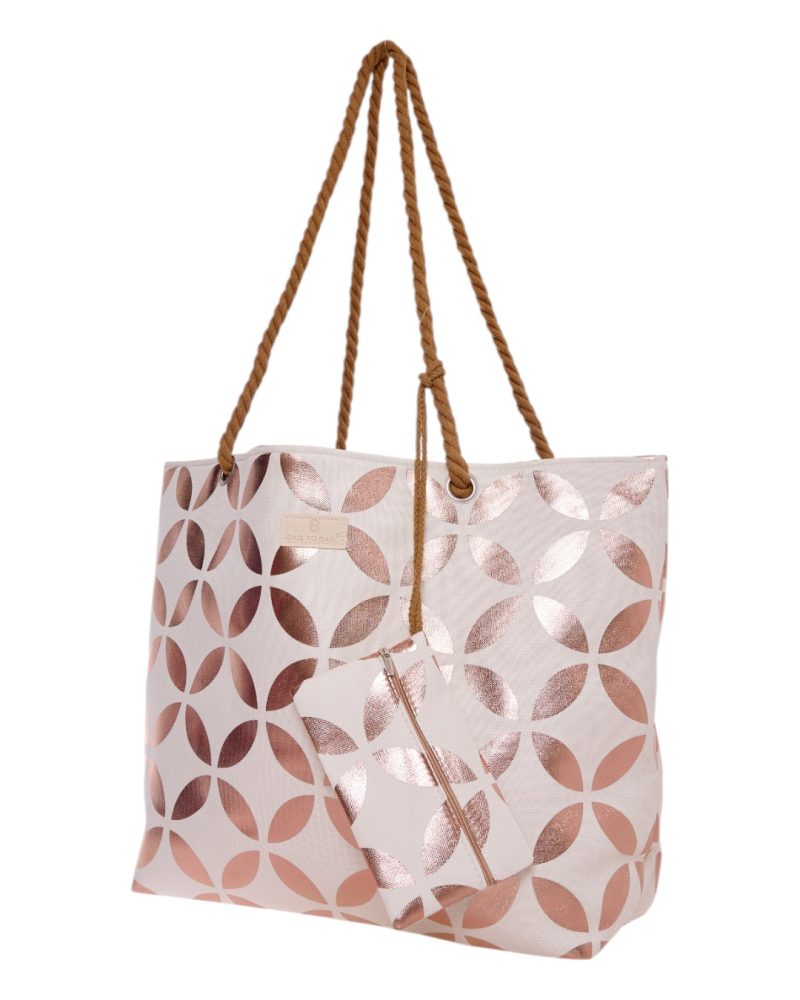 Τσάντα θαλάσσης 9629 - Σαμπανιζέ BAG TO BAG - Image 2