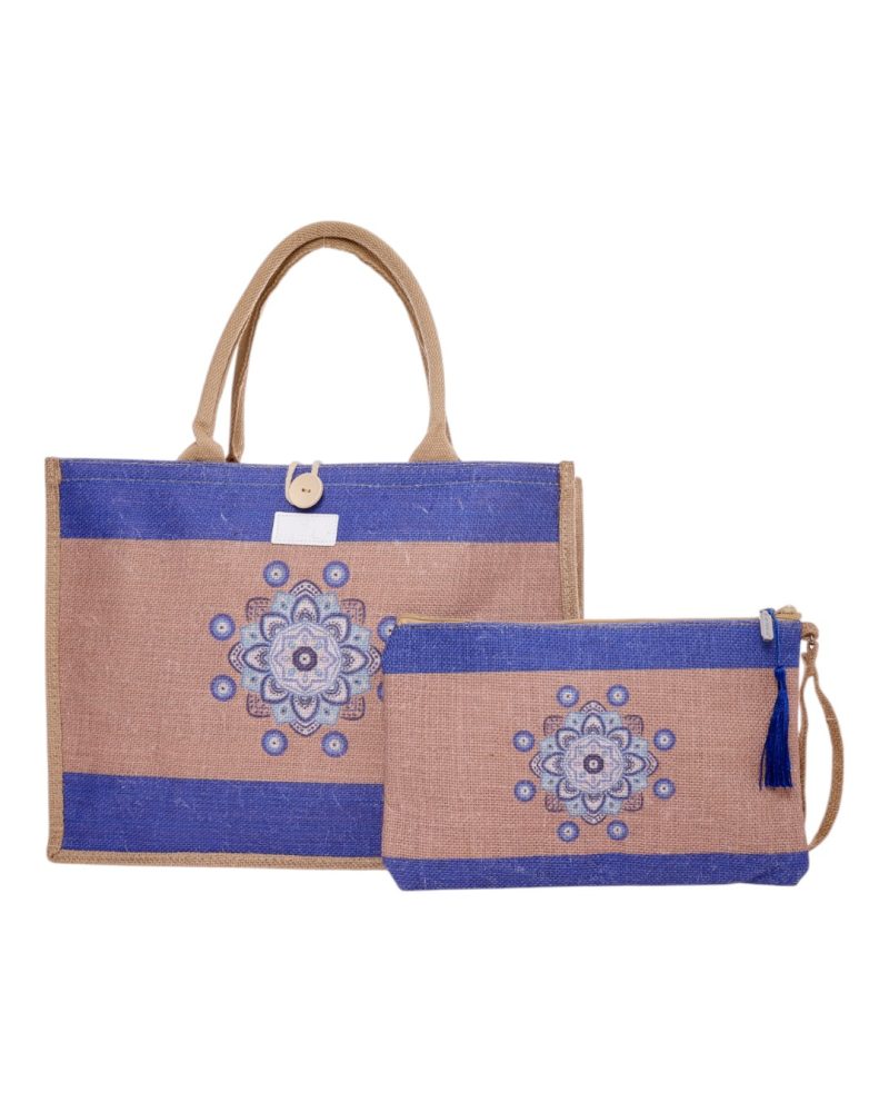 Τσάντα θαλάσσης YY11013 - Γαλάζιο BAG TO BAG - Image 4