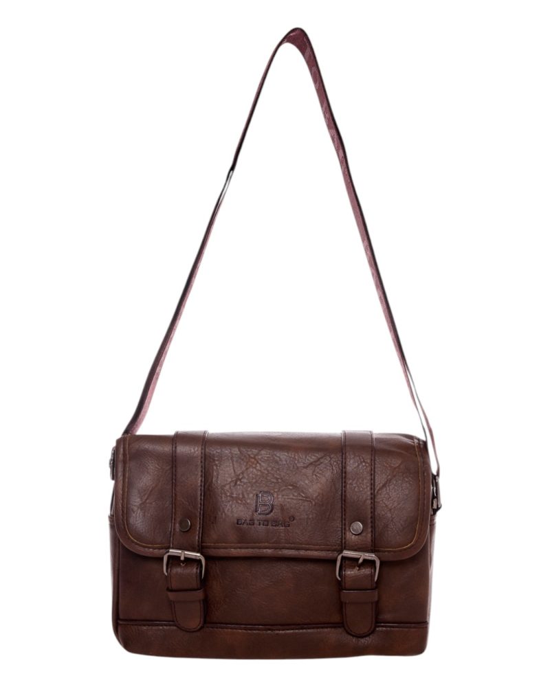 BAG TO BAG Τσαντάκι χιαστί MD-202 - Καφέ ΑΝΔΡΙΚΕΣ ΤΣΑΝΤΕΣ > SPRING - SUMMER 2025 > Τσάντες Χιαστί - Ανδρικές Τσάντες
