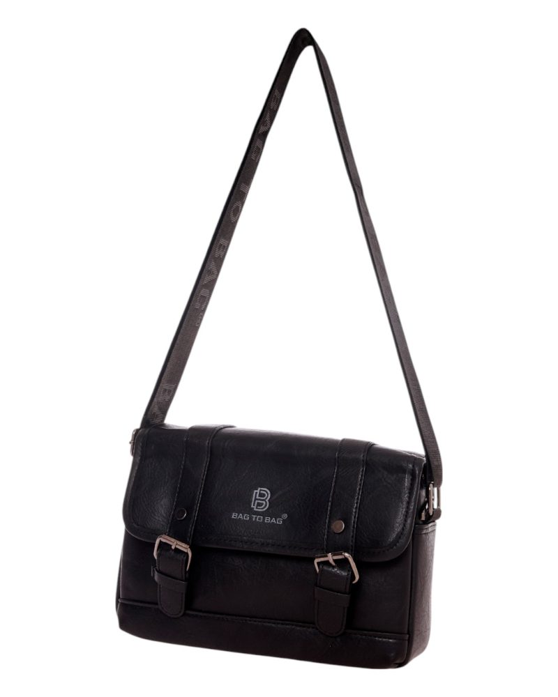 Τσαντάκι χιαστί MD-202 - Μαύρο BAG TO BAG - Image 2