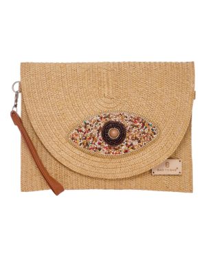 BAG TO BAG Ψάθινη Τσάντα χειρός XY-2502 - Apricot ΓΥΝΑΙΚΕΙΕΣ ΤΣΑΝΤΕΣ > SPRING - SUMMER 2025 > Τσάντες Θαλάσσης - Γυναικείες Τσάντες > Τσάντες Χειρός - Γυναικείες Τσάντες