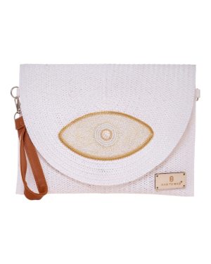 BAG TO BAG Ψάθινη Τσάντα χειρός XY-2502 - Ασπρο ΓΥΝΑΙΚΕΙΕΣ ΤΣΑΝΤΕΣ > SPRING - SUMMER 2025 > Τσάντες Θαλάσσης - Γυναικείες Τσάντες > Τσάντες Χειρός - Γυναικείες Τσάντες